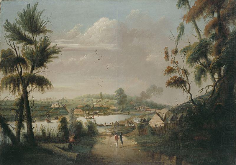 direct north general view of Sydney Cove, unknow artist